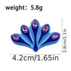 Kék köves páva alakú Katica, Miraculous kitűző, bross - Csodálatos Katicabogár - ÚJ