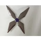 Ezüst nagyméretű Katica, Miraculous kitűző, bross - Csodálatos Katicabogár - ÚJ