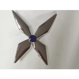   Ezüst nagyméretű Katica, Miraculous kitűző, bross - Csodálatos Katicabogár - ÚJ