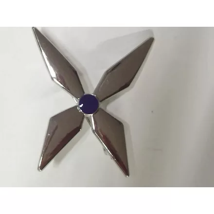 Ezüst nagyméretű Katica, Miraculous kitűző, bross - Csodálatos Katicabogár - ÚJ