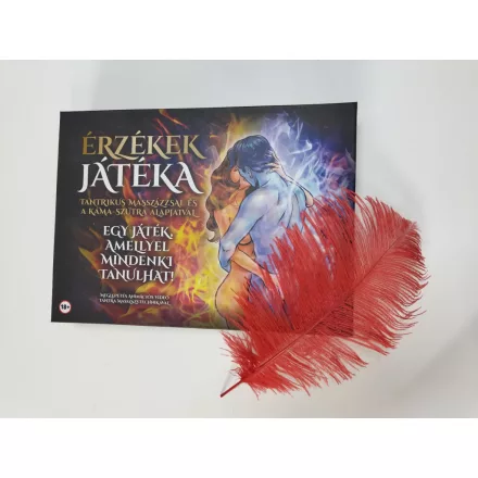Érzékek játéka - felnőtt szex társasjáték ajándék tollal - ÚJ