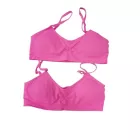 2 db pink szivacsos tini, kamasz melltartó egyben