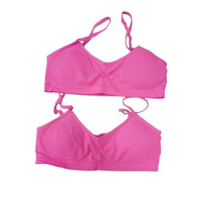 2 db pink szivacsos tini, kamasz melltartó egyben