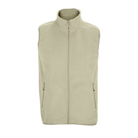 Unisex XXL-es drapp polár mellény - Sol's - ÚJ