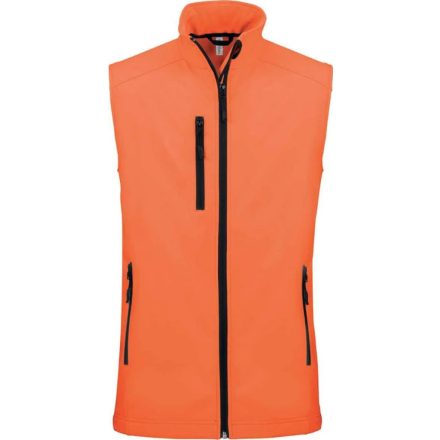 Kariban XXL-es női softshell mellény (KA404) mellény, neon-narancssárga - ÚJ