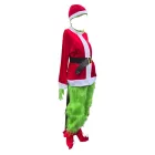 Felnőtt méretű Grincs, Grinch jelmez szett, jelmez együttes, M-es méret - ÚJ