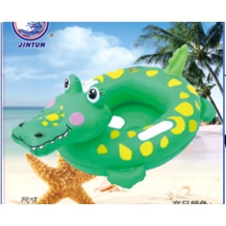 Zöld krokodilos beülős úszógumi - ÚJ