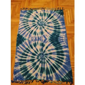 Kék-zöld mintás szarong vagy strandlepedő - ÚJ