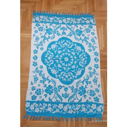 Kék mintás szarong vagy strandlepedő - ÚJ