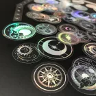 Ezüst hologramos égitestes matricacsomag, 70 db-os - ÚJ