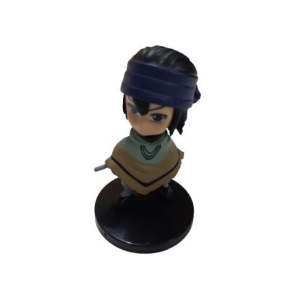 6 cm-es műanyag figura, fejpántos akciófigura, Sasuke - Naruto - ÚJ