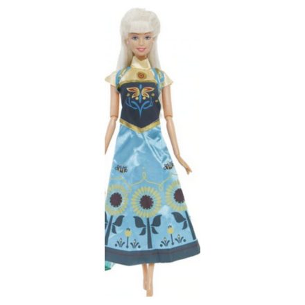 Kék hercegnő ruha, Anna - Frozen, Jégvarázs - ÚJ