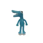 Kék műanyag figura, krokodil - Rainbow Friends - Roblox - ÚJ