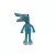 Kék műanyag figura, krokodil - Rainbow Friends - Roblox - ÚJ