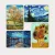 4 darabos hűtőmágnes készlet - Van Gogh - ÚJ 