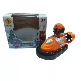   Zuma kutya légpárnás hajóval, dobozban - Cartoon Car - Paw Patrol - Mancs Őrjárat - ÚJ