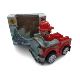   Marshall kutya tűzoltóautóval, dobozban - Cartoon Car - Paw Patrol - Mancs Őrjárat - ÚJ