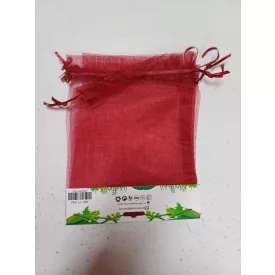   Karácsonyi tüll zacskó, organza ajándéktasak, 15*20 cm, 3 db egyben - ÚJ