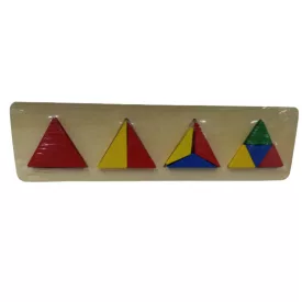 Fa kirakó, oktató játék (háromszög) - ÚJ