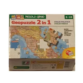 Geopuzzle, 2in1 - kétoldalú kirakó - Lisciani Giochi