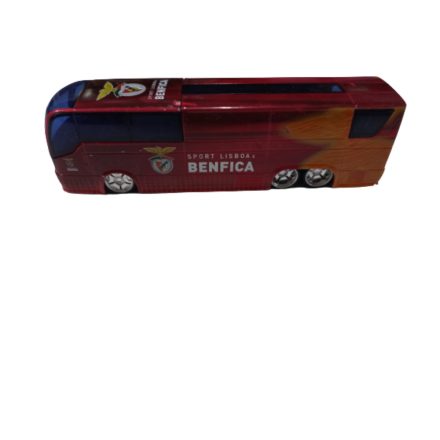 20 cm-es bordó fém csapatszállító busz - Benfica