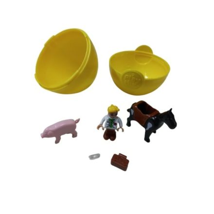 Sárga tojásban playmobil figurák, állatorvos