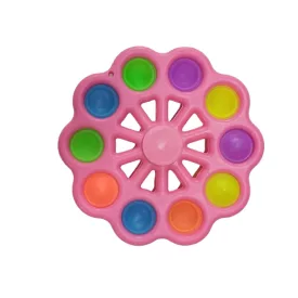   Pop-it és fidget spinner egyben - rózsaszín, nagy méretű - ÚJ