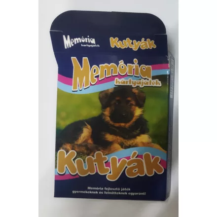 Kutyák - memória kártyajáték - ÚJ 