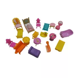   Műanyag babaszoba bútorok, bababútorok, kb 10 cm-es babákhoz