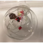 Mikulásos nagy gömb karácsonyi izzósor, égősor - ÚJ