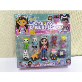 Gabi babaháza figura szett - Gabby's Dollhouse - ÚJ