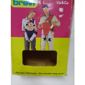 Brevi babahordozó, kenguru kék farmer anyagú