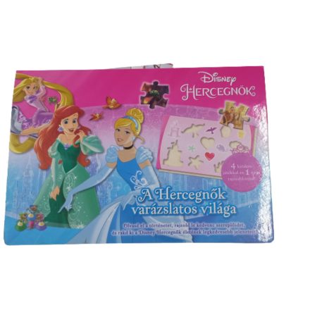 A hercegnők csodálatos világa - puzzle könyv
