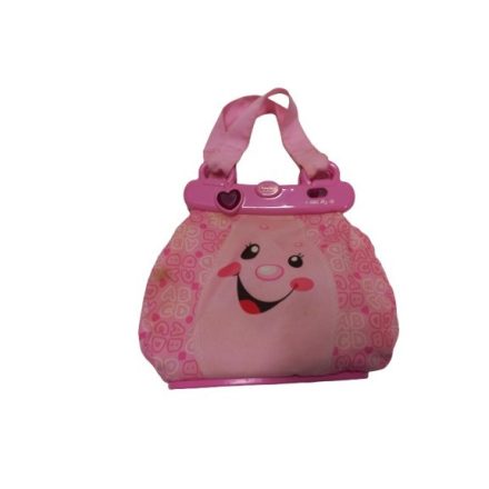 Beszélő textil kistáska tartozékokkal - Fisher Price (kicsit koszos)