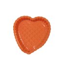 Narancssárga szilikon szív alakú tortaforma - ÚJ