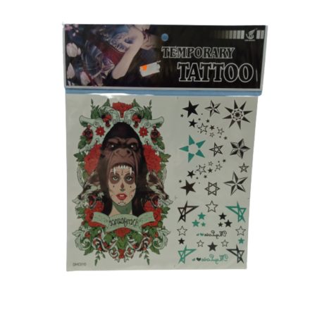 Majmos-csillagos ideiglenes tetoválás - Temporary Tattoo - ÚJ