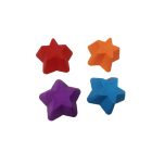 4 db csillag alakú szilikon muffin, sütemény forma - ÚJ
