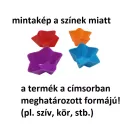 4 db szív alakú szilikon muffin, sütemény forma - ÚJ