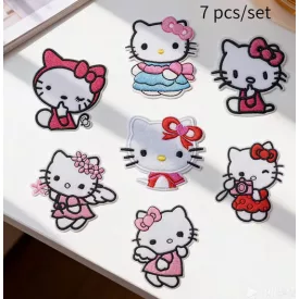   Rávasalós ruhamatrica egyben, 7 db egyben - Hello Kitty - ÚJ