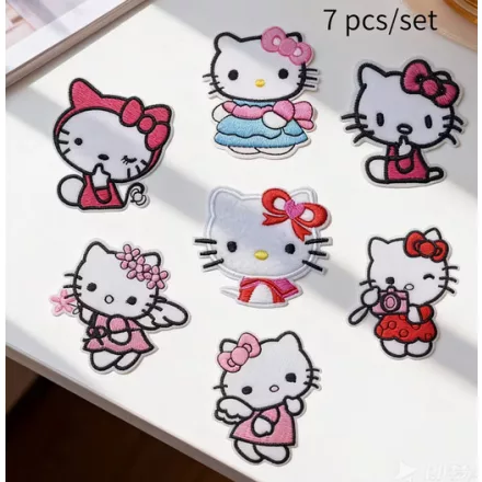 Rávasalós ruhamatrica egyben, 7 db egyben - Hello Kitty - ÚJ