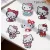 Rávasalós ruhamatrica egyben, 7 db egyben - Hello Kitty - ÚJ