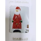 Mikulás, télapó filc adventi kalendárium - ÚJ 