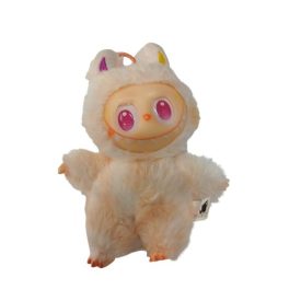 Rózsaszín szőrmés figura dobozában - Labubu - ÚJ