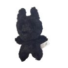 Fekete szőrmés figura dobozában - Labubu - ÚJ