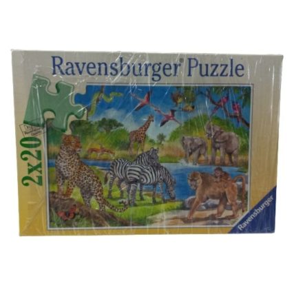 2x20 db-os állatos puzzle, kirakó - Ravensburger