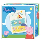 24 db-os puzzle, kirakó, tengerpart - Peppa malac - Peppa Pig - ÚJ
