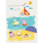 24 db-os puzzle, kirakó, tengerpart - Peppa malac - Peppa Pig - ÚJ