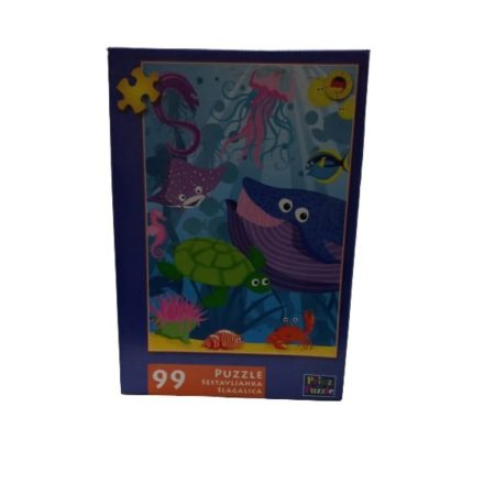 Tengeri állatos puzzle, kirakó, 99 darabos