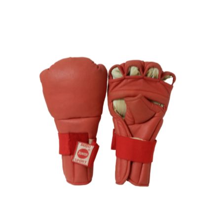 Piros kesztyű küzdősportokhoz, L-es méret - Budo Sport Junior