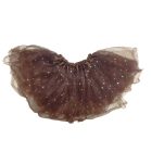 Barna csillagos tüllszoknya, tüll-tütü, gyerek méret - ÚJ